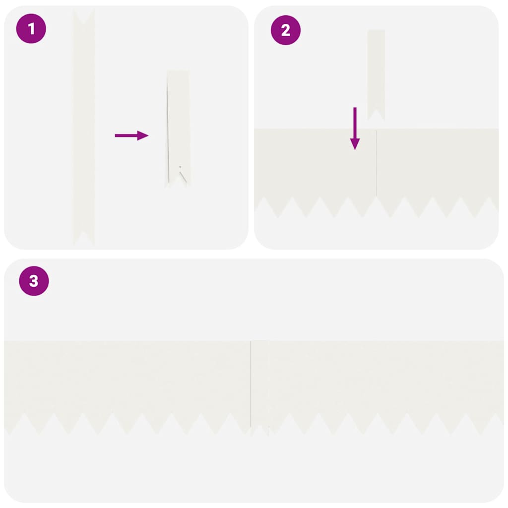 vidaXL Περίγραμμα γκαζόν 30 pcs Λευκό 100 x 0.05 x 20 εκ