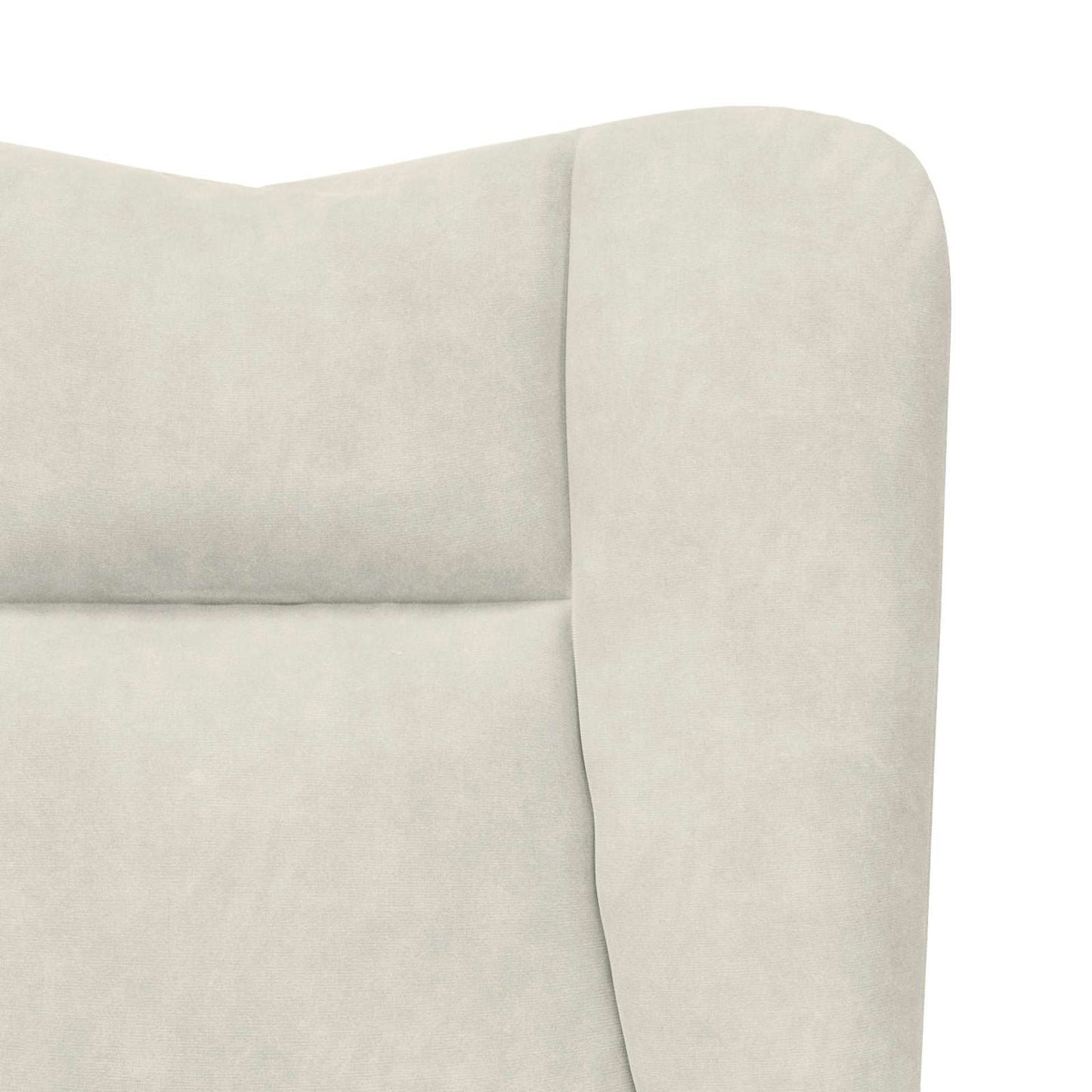 vidaXL Πολυθρόνα Κρεμ 63 x 67 x 94 εκ. Βελούδο