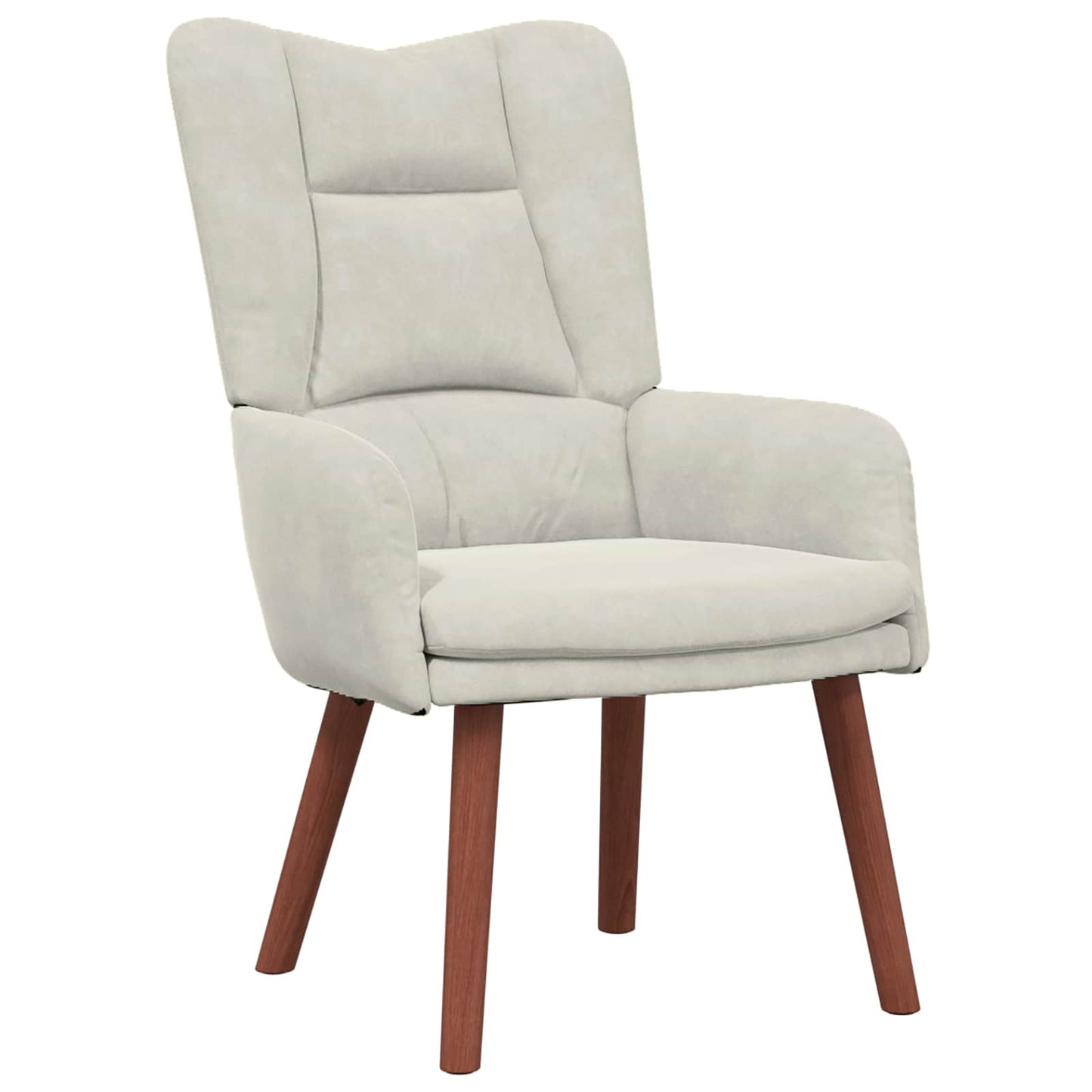 vidaXL Πολυθρόνα Κρεμ 63 x 67 x 94 εκ. Βελούδο