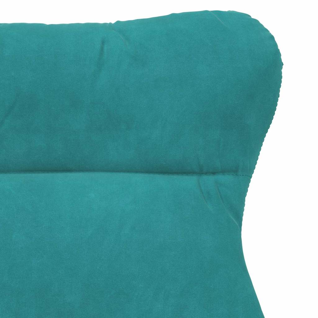 vidaXL Πολυθρόνα Τιρκουάζ 69 x 74 x 93 εκ. Βελούδο