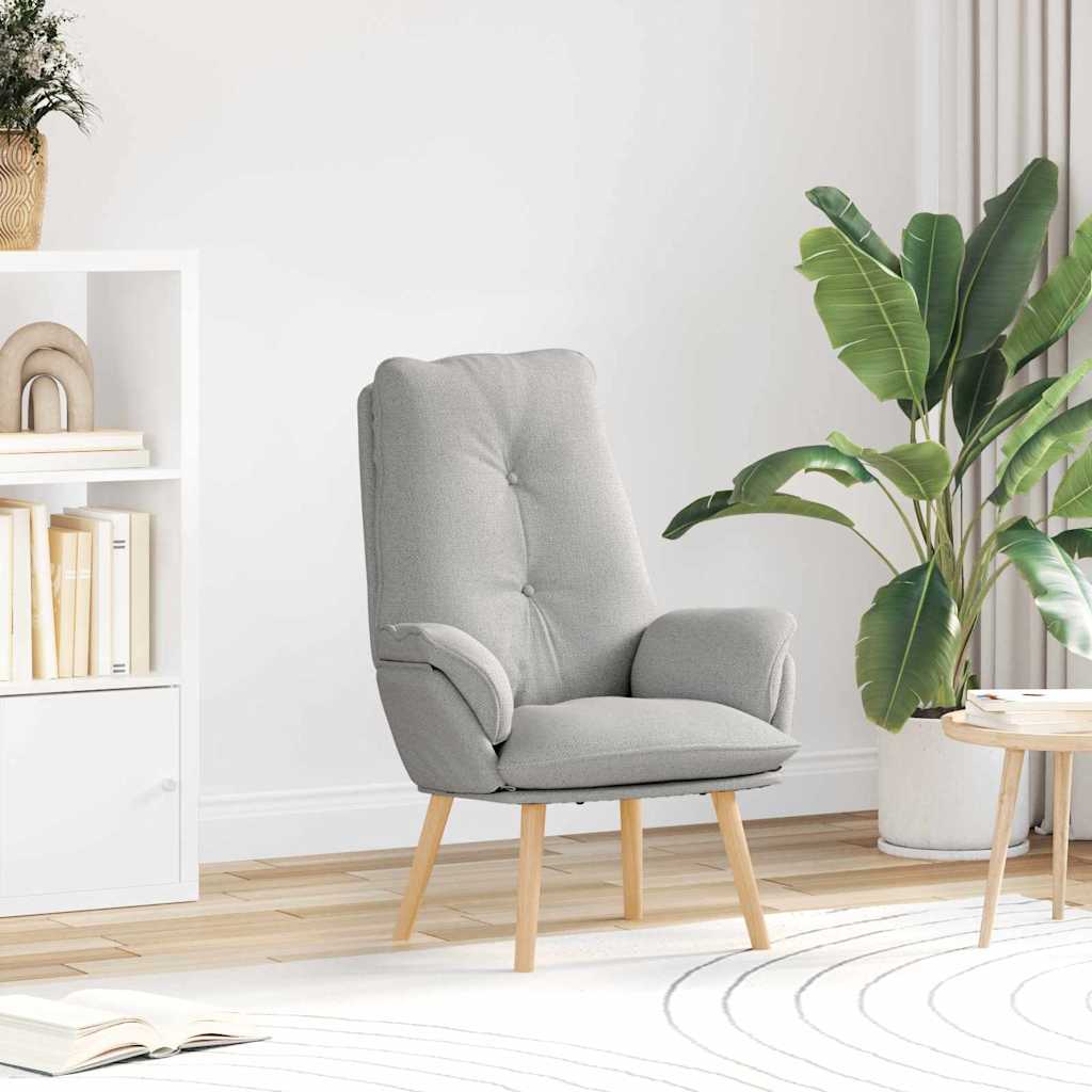 vidaXL Χαλαρωτική Πολυθρόνα Σκούρο γκρι 69 x 74 x 93 εκ. ύφασμα