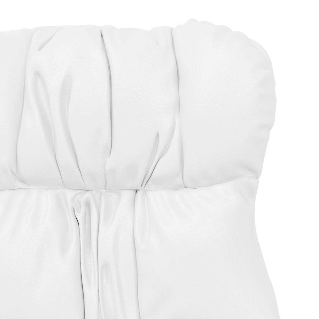 vidaXL Χαλαρωτική Πολυθρόνα Λευκό 69 x 74 x 93 εκ. Τεχνητό δέρμα