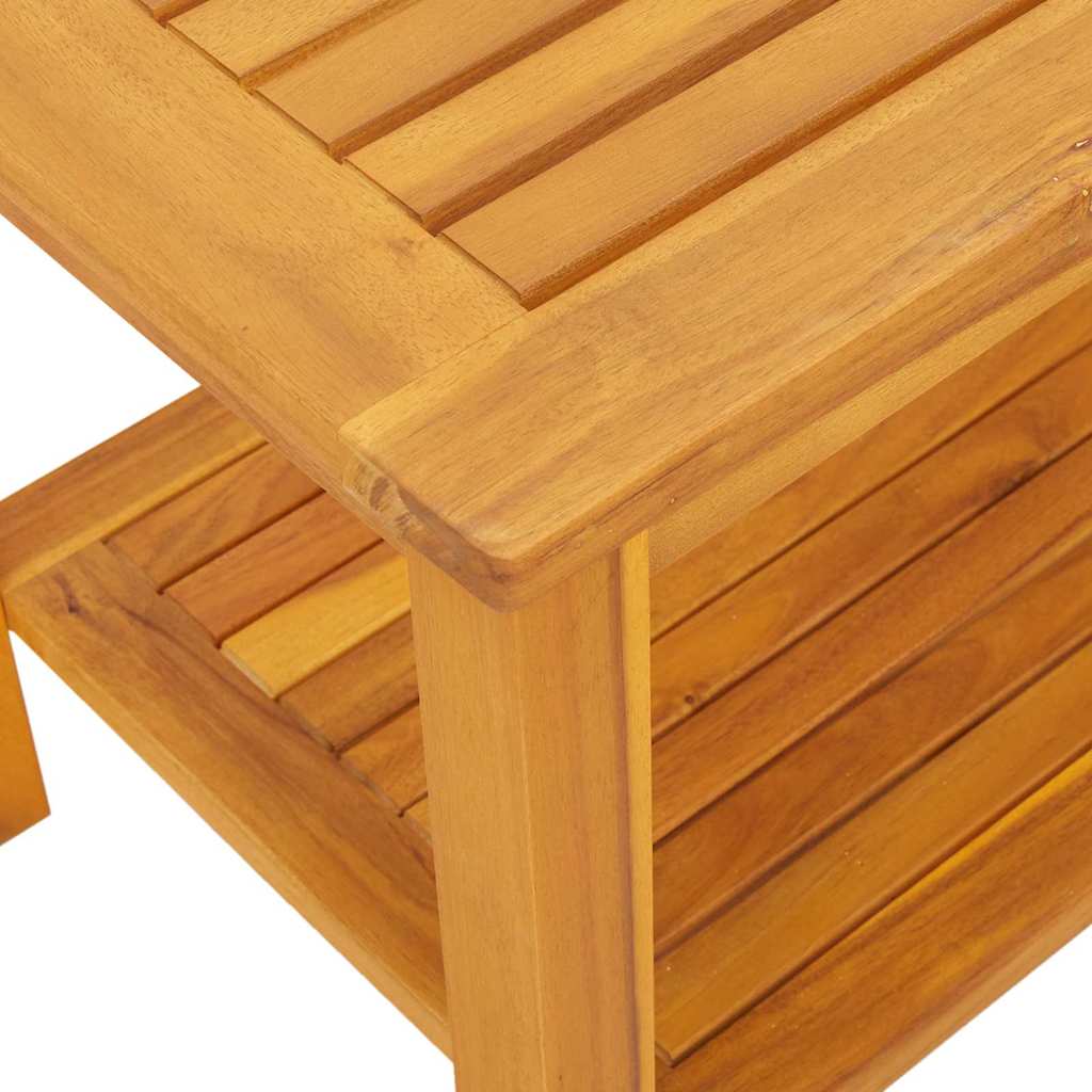 vidaXL Τραπέζι καφέ 70x40x45 εκ. από μασίφ ξύλο ακακίας