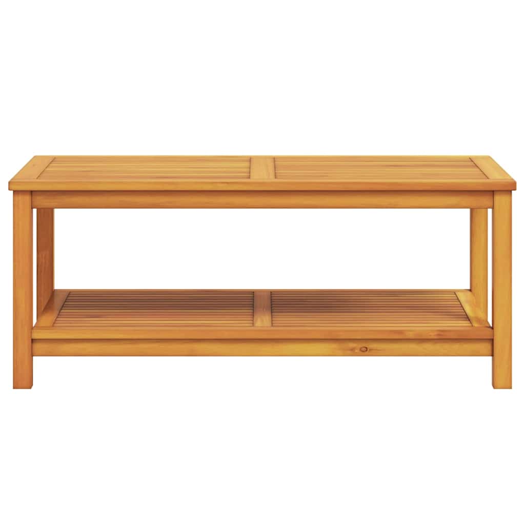 vidaXL Τραπεζάκι καφέ 110x55x45 εκ. Μασίφ ξύλο ακακίας