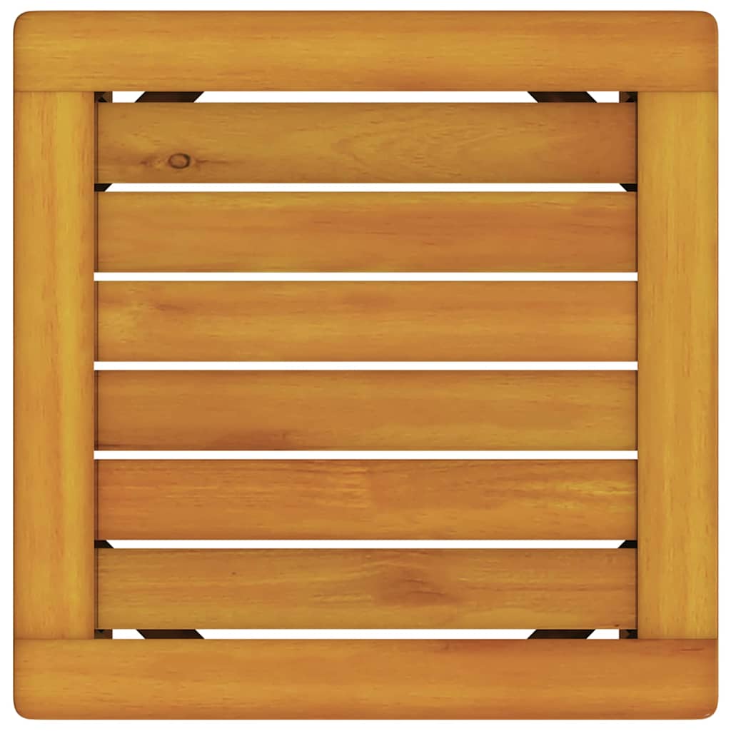 vidaXL Ξαπλώστρα 1-πρόσωπο Καφέ 53 x 202 x 89εκ Μασίφ ξύλο ακακίας