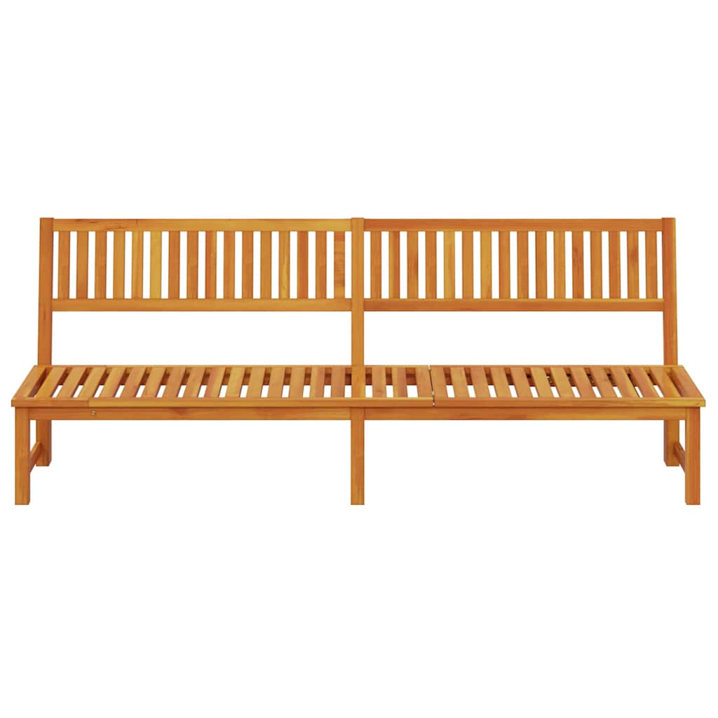 vidaXL Ξαπλώστρα 1-πρόσωπο Καφέ 200 x 57 x 75εκ Μασίφ ξύλο ακακίας