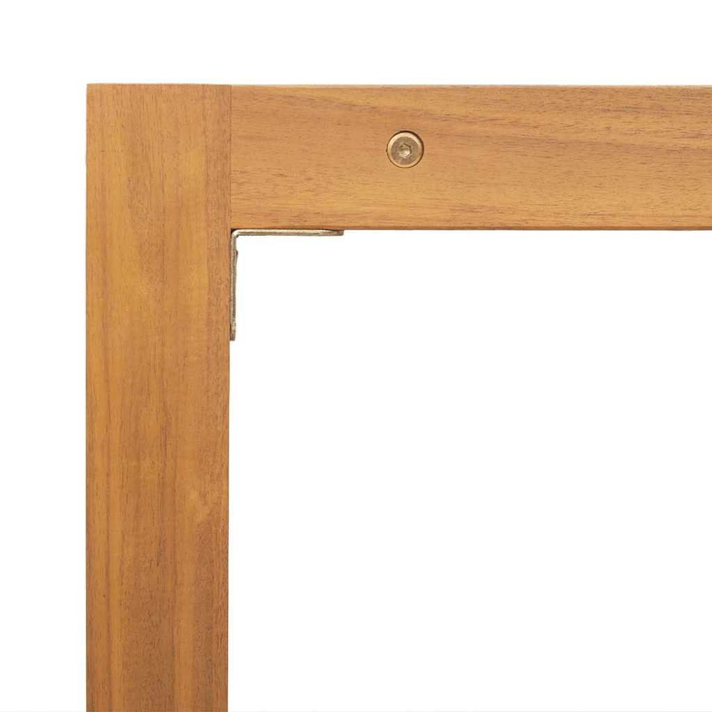 vidaXL παγκάκι Φυσικό Λάδι 110 x 30 x 45 εκ. Στερεό Ξύλο Τίκ