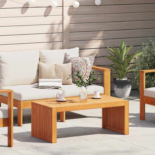 vidaXL Τραπέζι καφέ 90x45x35 εκ. Στερεό ξύλο ακακίας