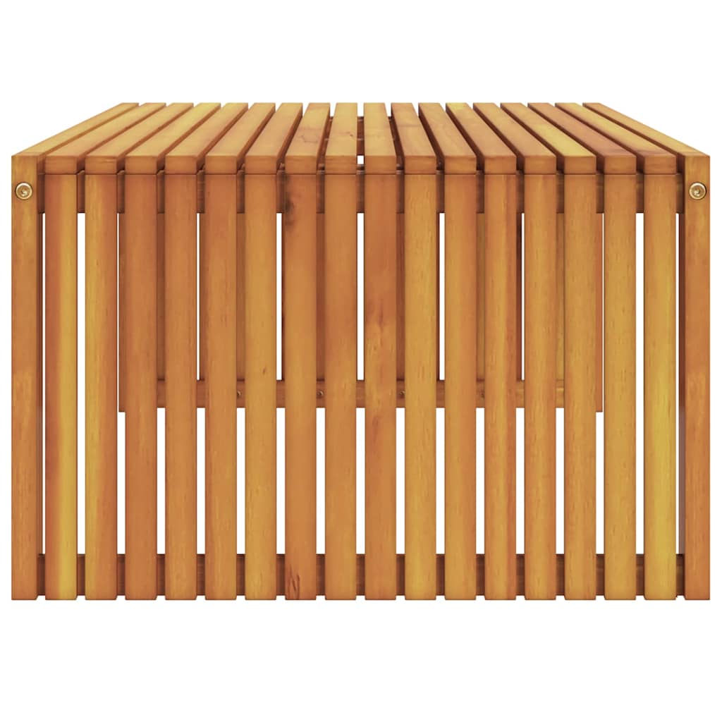 vidaXL Τραπέζι Καφέ Κήπου 110x55x35 εκ. Συμπαγές Ξύλο Ακακίας