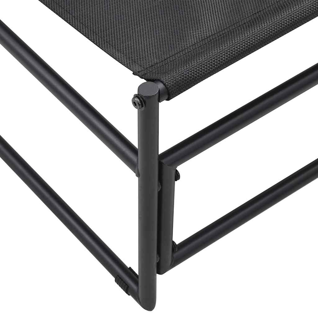 vidaXL Πολυθρόνα Κήπου Ανθρακί 87x74x73 εκ. Ατσάλι και Υφασμάτινη Επένδυση