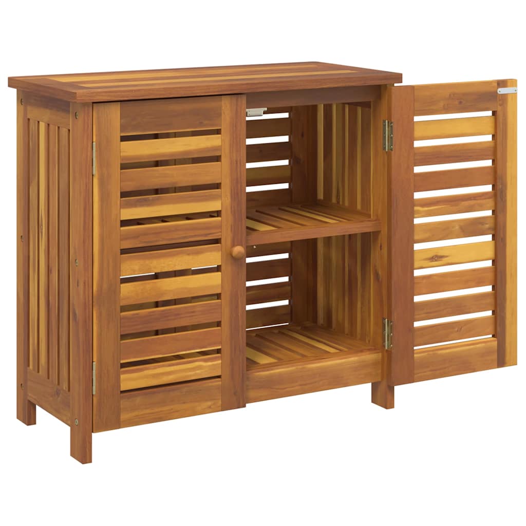 vidaXL Ντουλάπι Κήπου Καστανό 78 x 36.5 x 78cm Καμπούντα ξύλο ακακίας