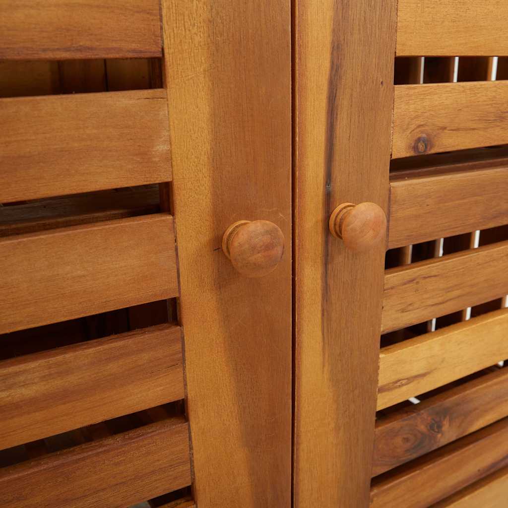 vidaXL Ντουλάπι Κήπου Καστανό 78 x 36.5 x 78cm Καμπούντα ξύλο ακακίας