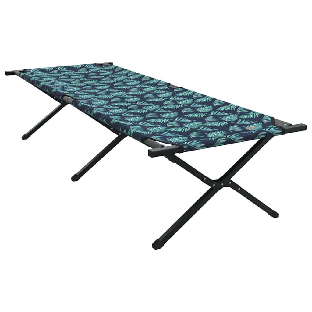 vidaXL Αναδιπλούμενο Κρεβάτι Κάμπινγκ 2 pcs Μοτίβο φύλλων