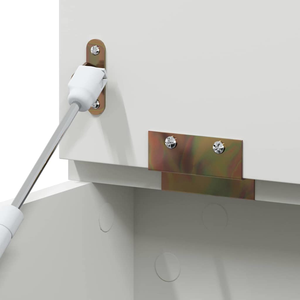 vidaXL Κουτί Παιχνιδιών Λευκό 73 x 33 x 55 εκ. Επεξεργασμένο ξύλο