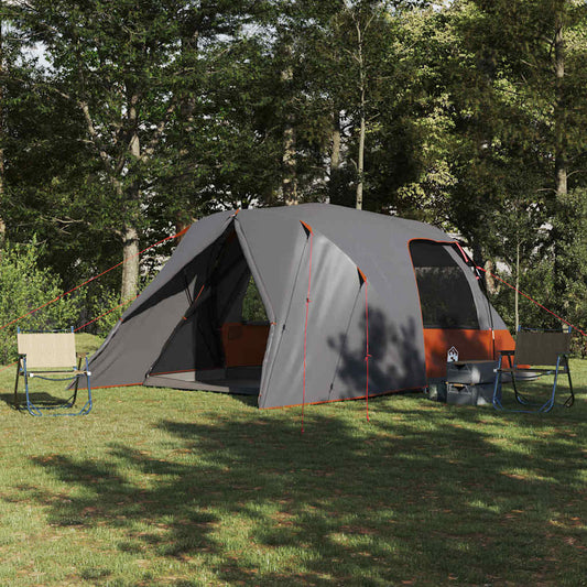 vidaXL Θόλος Τέντα με στέγη Γκρι και Πορτοκαλί 500 x 314 x 206 εκ