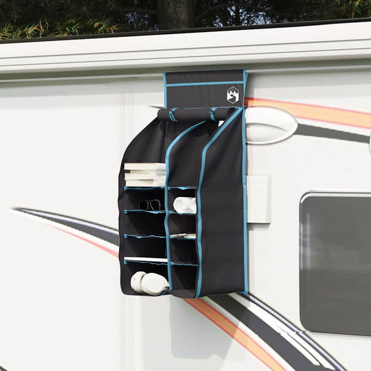 vidaXL Κρεμαστός Οργανωτής Σκηνής 10 Θήκες Μαύρο 40,5 x 25 x 80 εκ