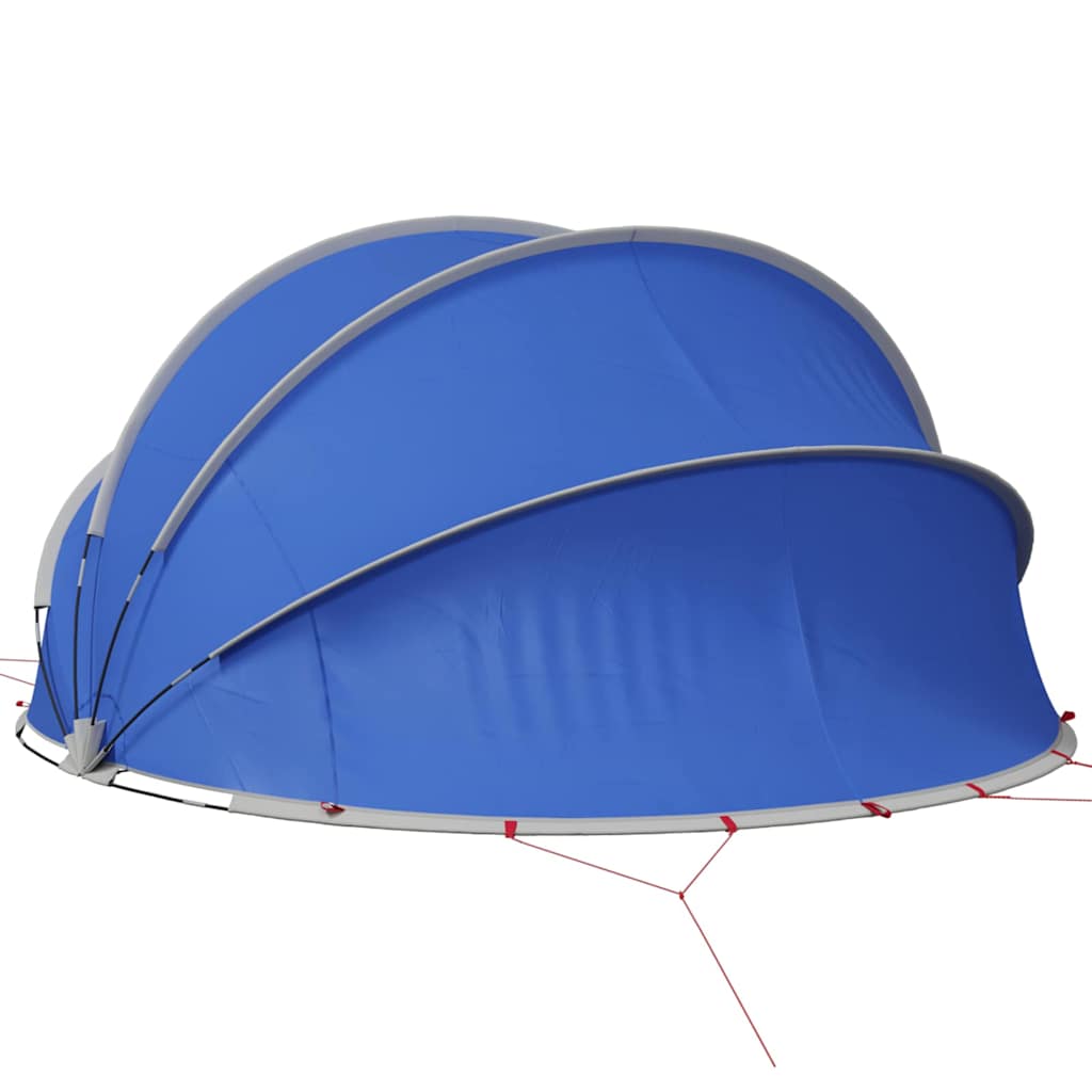 vidaXL Θόλος πισίνας Μπλε 336 x 322 x 160 εκ.