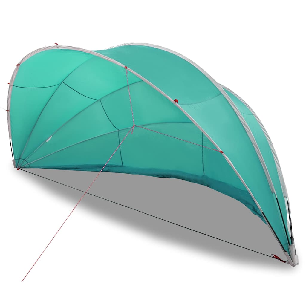 vidaXL Θόλος πισίνας Πράσινο 430 x 430 x 210 εκ.