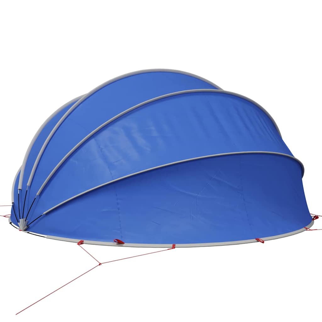 vidaXL Θόλος πισίνας Μπλε 430 x 430 x 210 εκ.