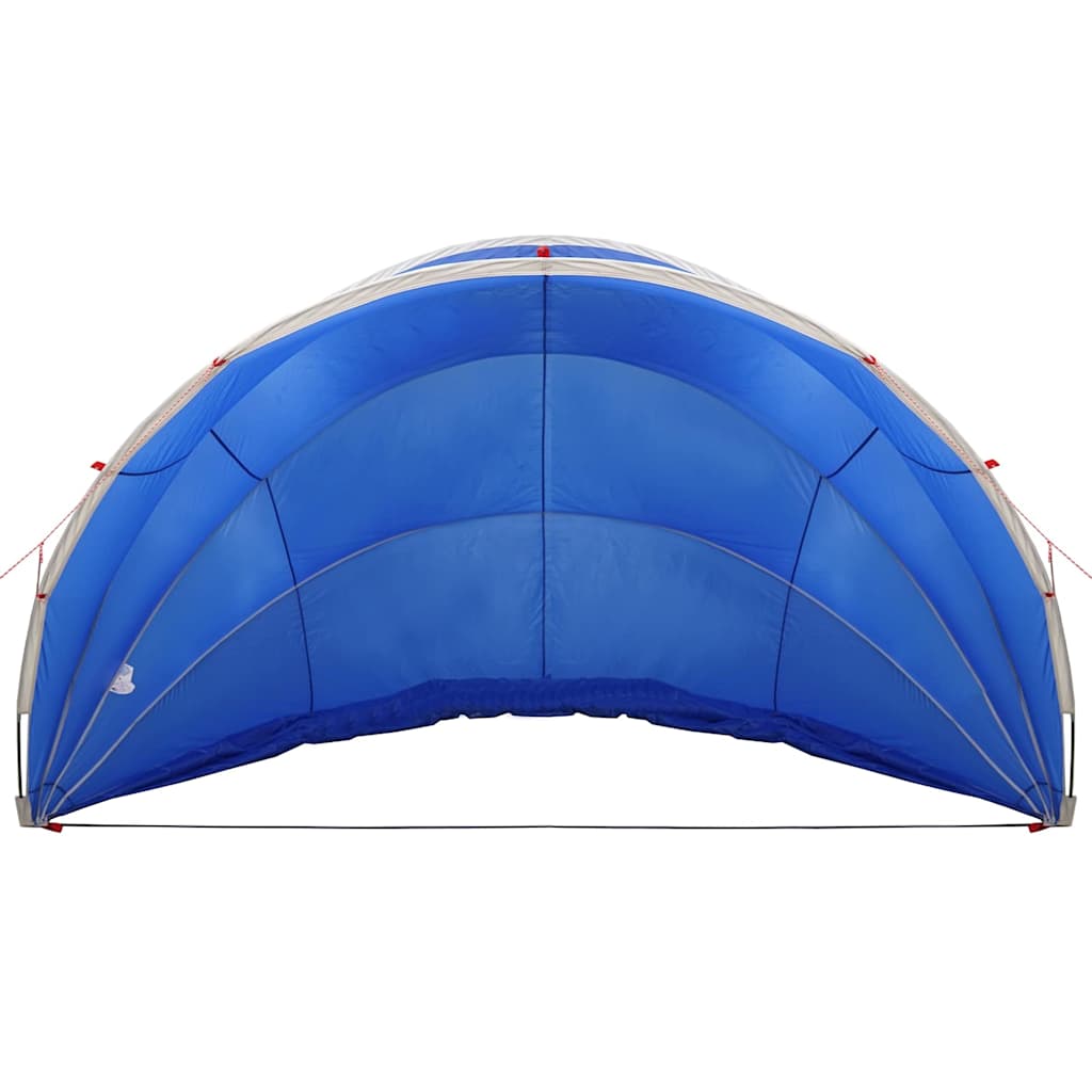 vidaXL Θόλος πισίνας Μπλε 500 x 500 x 236 εκ.