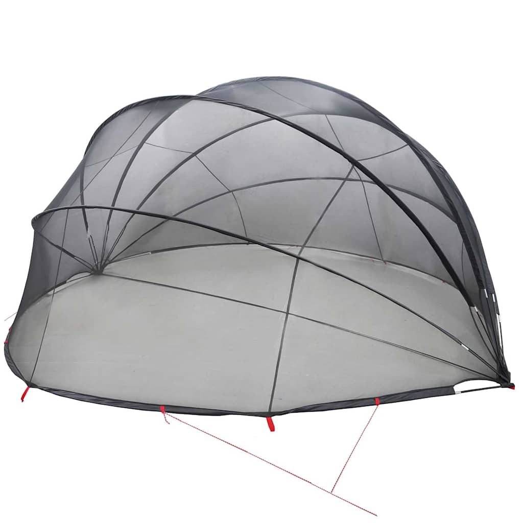 vidaXL Θόλος πισίνας 546 x 516 x 250 εκ. Μαύρο