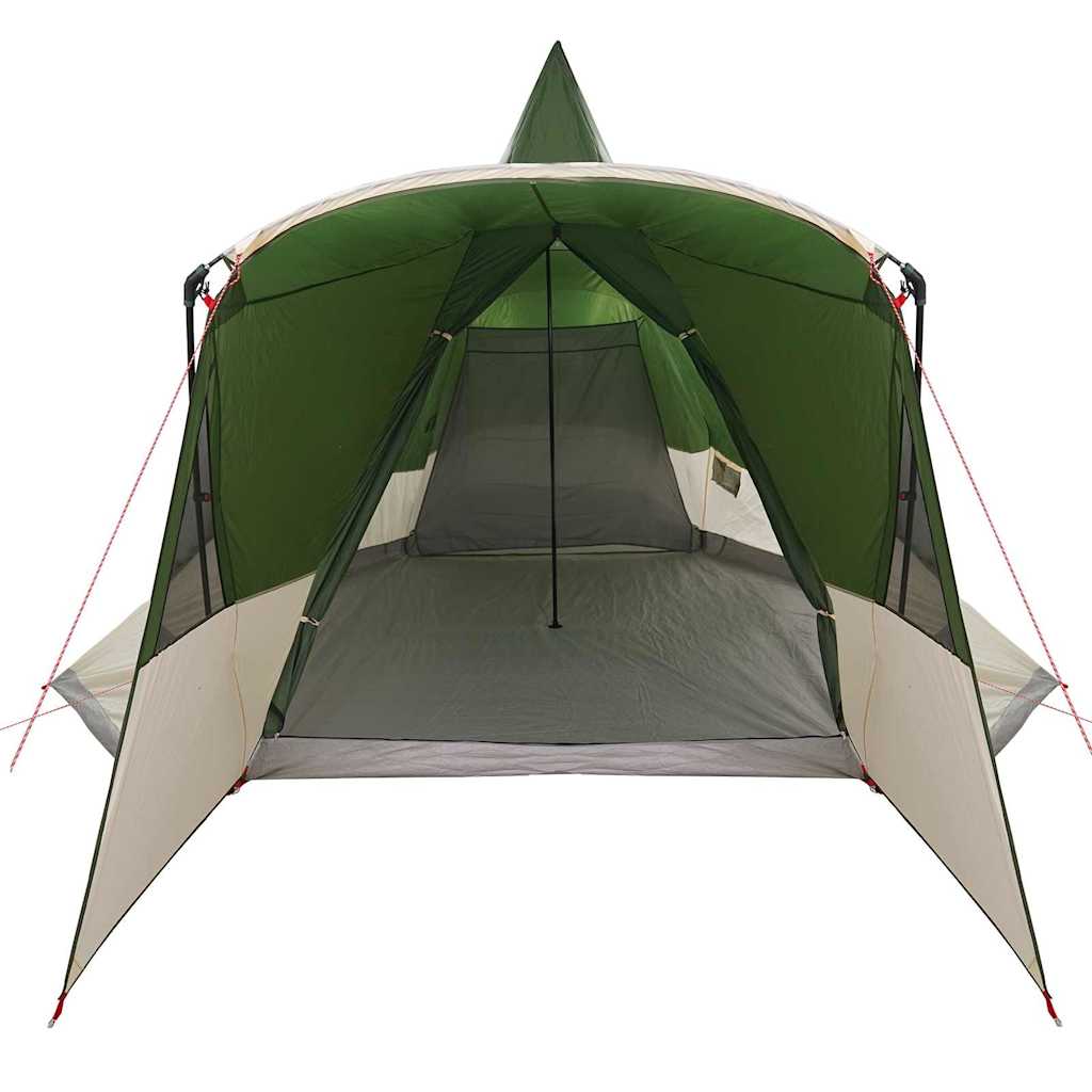 vidaXL Σκηνίτσα Teepee με στέγη Πράσινο 720 x 465 x 295 εκ