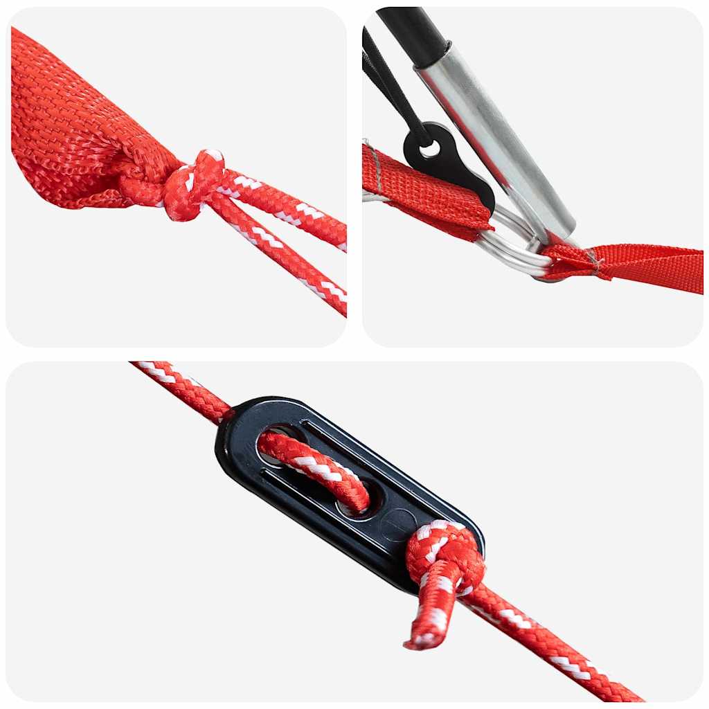 vidaXL Σκηνή τούνελ με στέγη με αποθήκευση Μπλε 710 x 460 x 245 εκ.