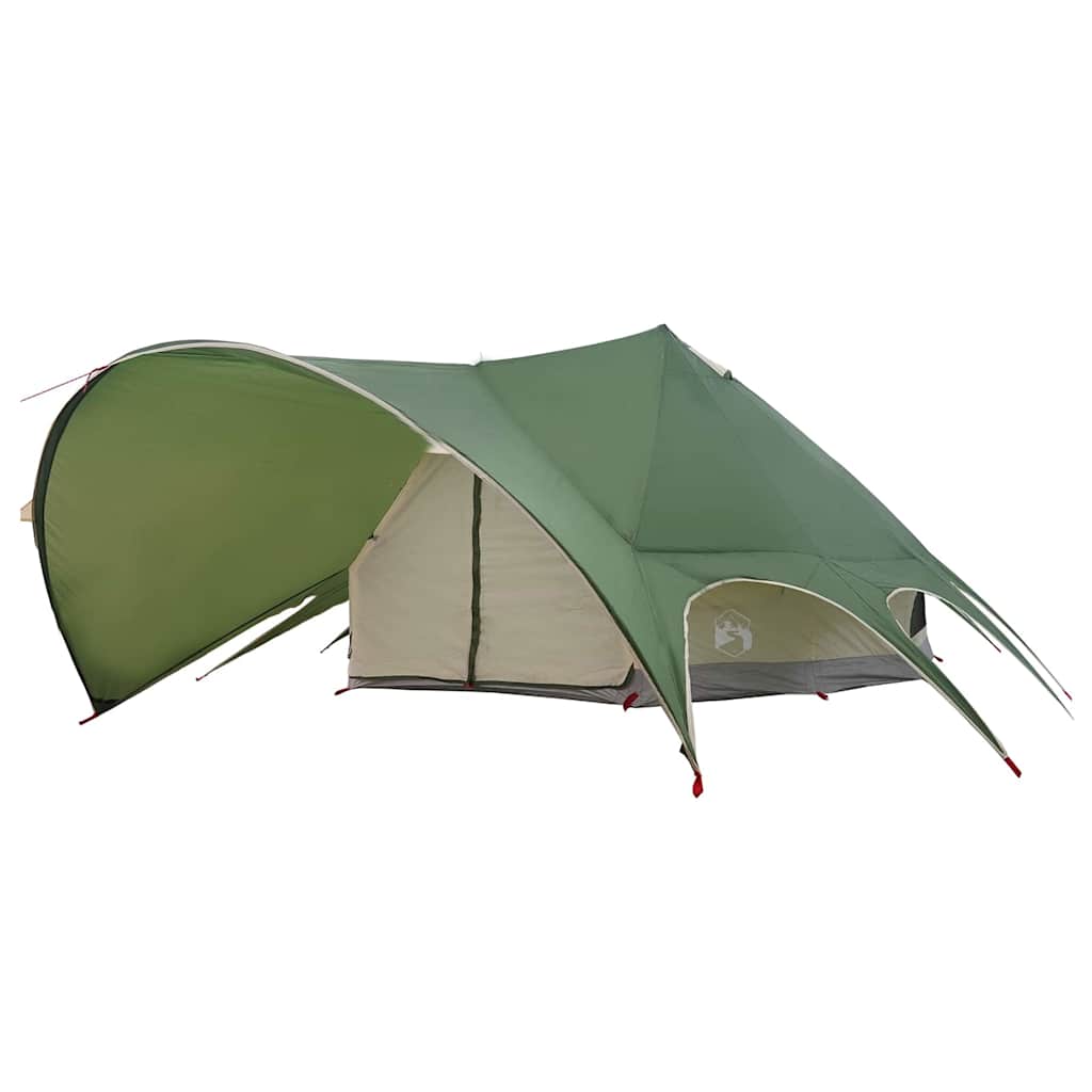 vidaXL Σκηνίτσα Teepee με στέγη Πράσινο και Γκρι 600 x 600 x 347 εκ