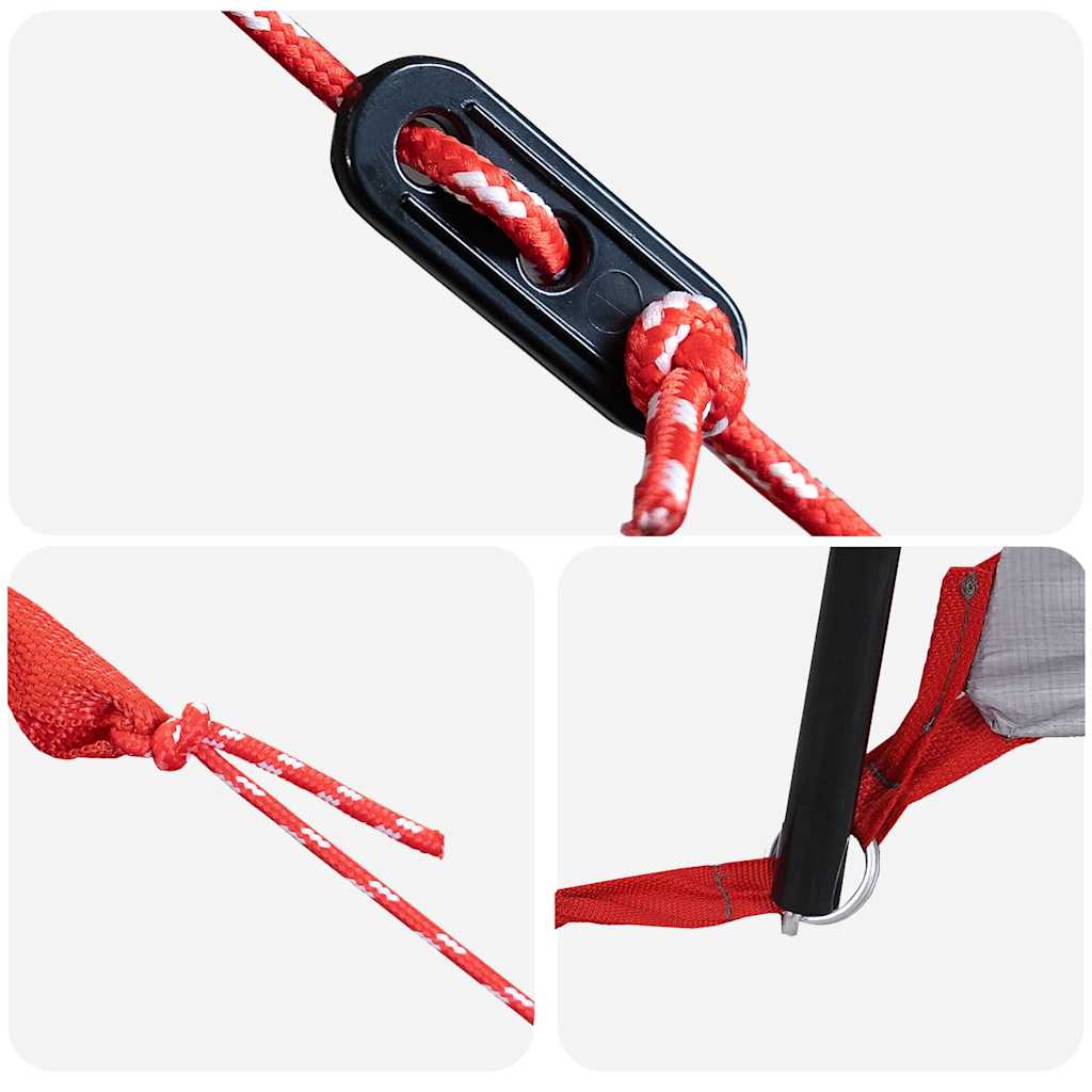 vidaXL Καταφύγιο Τέντας με στέγη Γκρι και Πορτοκαλί 425 x 396 x 222 εκ