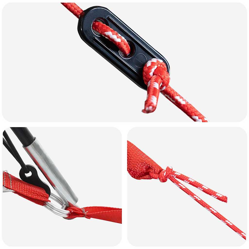 vidaXL Σκηνή τούνελ με στέγη Πράσινο και Λευκό 778 x 356 x 210 εκ