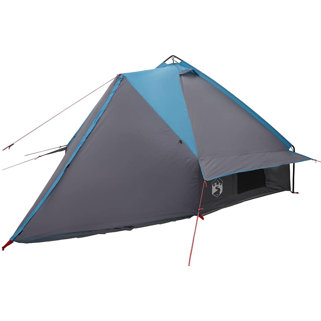 vidaXL Σκηνίτσα Teepee με στέγη Μπλε και Γκρι 490 x 410 x 210 εκ.
