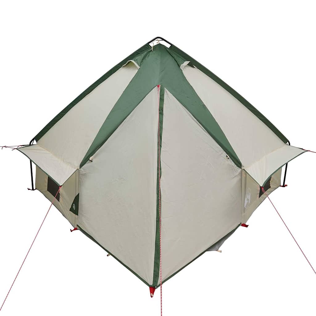 vidaXL Σκηνίτσα Teepee με στέγη Πράσινο και Γκρι 490 x 410 x 210 εκ.