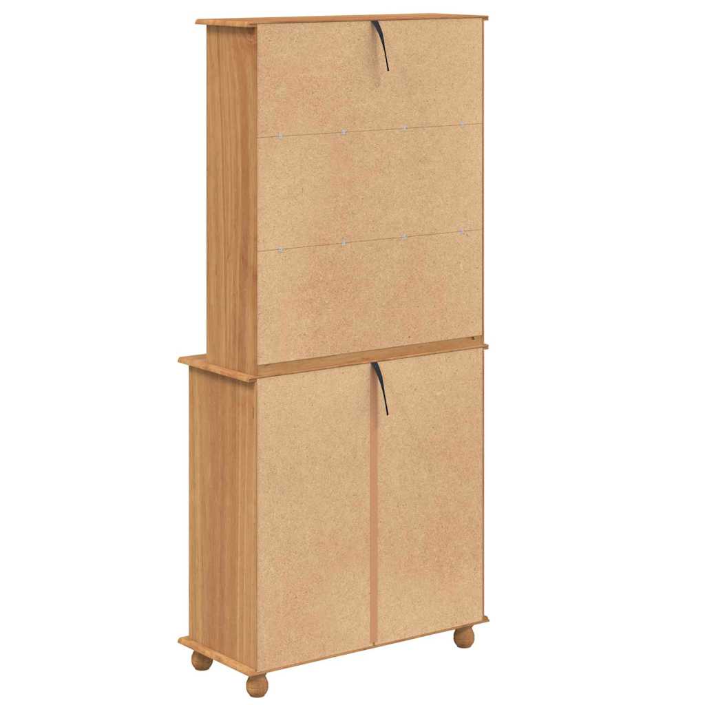 vidaXL Κλουβί ASKIM Κερί Μέλι 91 x 40 x 200,5 εκ Στερεά ξυλεία πεύκου