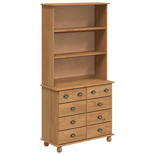 vidaXL Κλουβί ASKIM Κερί Μέλι 91 x 40 x 184 εκ. Στερεά ξυλεία πεύκου
