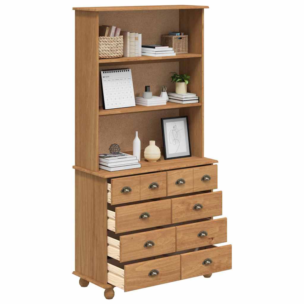 vidaXL Κλουβί ASKIM Κερί Μέλι 91 x 40 x 184 εκ. Στερεά ξυλεία πεύκου