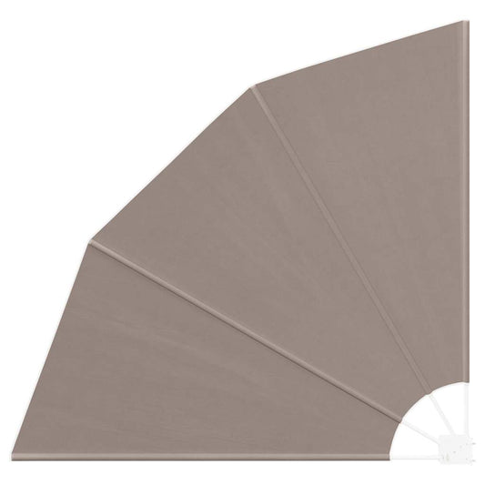 vidaXL Αδιάφανο σκίαστρο μπαλκονιού Taupe 160 x 160 cm Πολυεστέρας