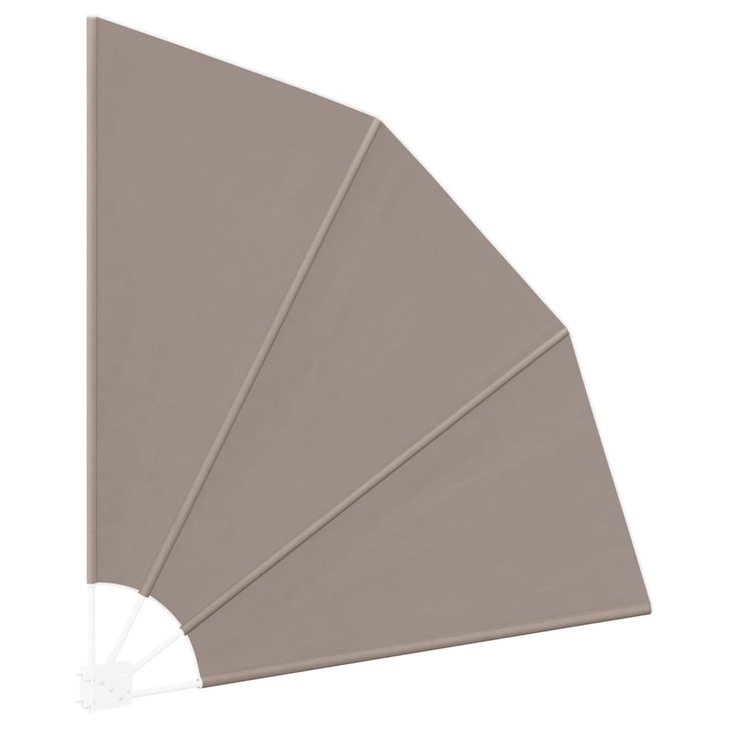 vidaXL Αδιάφανο σκίαστρο μπαλκονιού Taupe 160 x 160 cm Πολυεστέρας