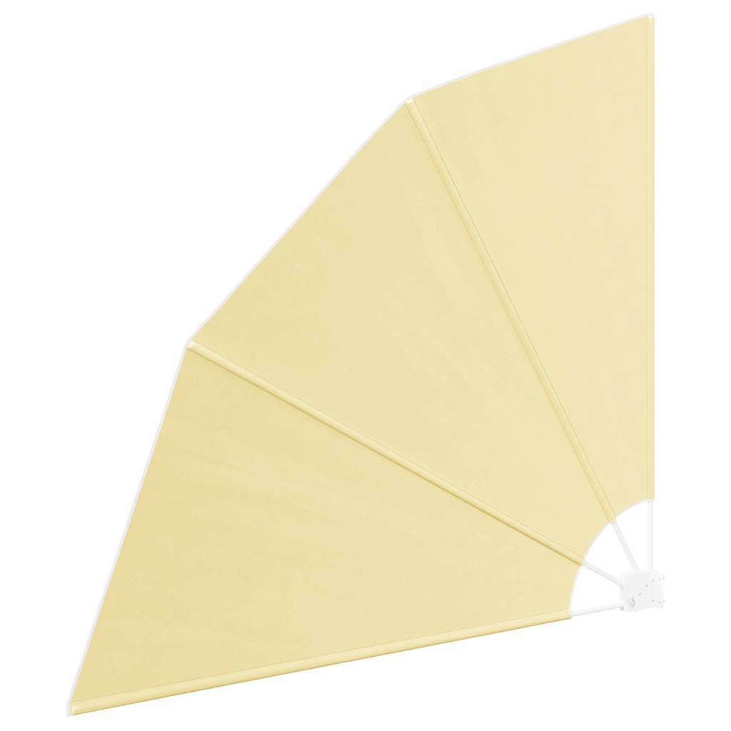 vidaXL Αδιάφανο σκίαστρο μπαλκονιού Άμμος 160 x 160 cm Πολυεστέρας