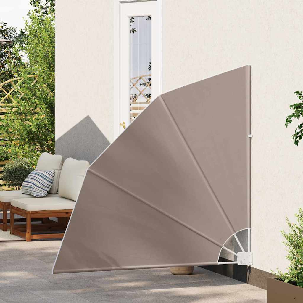 vidaXL Αδιάφανο σκίαστρο μπαλκονιού Taupe 140 x 140 cm Πολυεστέρας