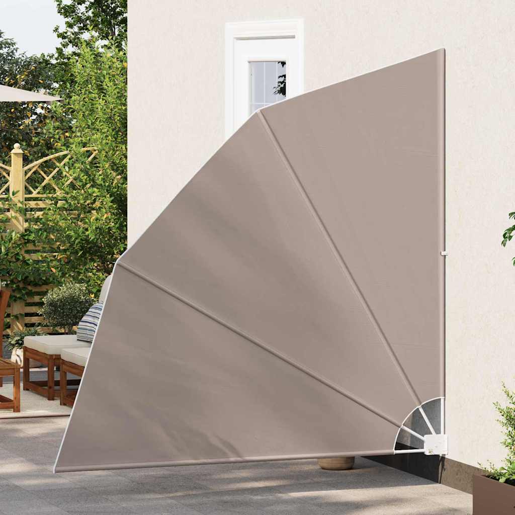 vidaXL Αδιάφανο σκίαστρο μπαλκονιού Taupe 210 x 210 cm Πολυεστέρας