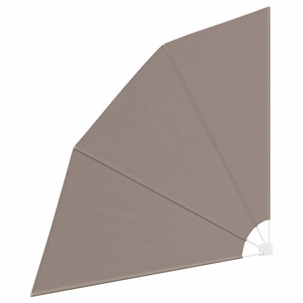 vidaXL Αδιάφανο σκίαστρο μπαλκονιού Taupe 210 x 210 cm Πολυεστέρας