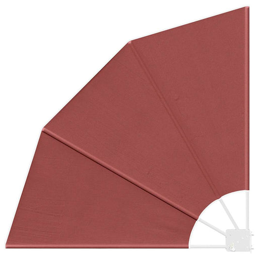 vidaXL Αδιάφανο σκίαστρο μπαλκονιού Τερακότα 115 x 115 εκ Πολυεστέρας