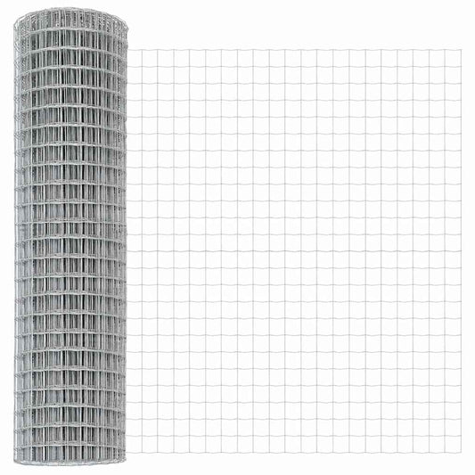 vidaXL Euro Fence 1x10 μ Γαλβανισμένο Ατσάλι