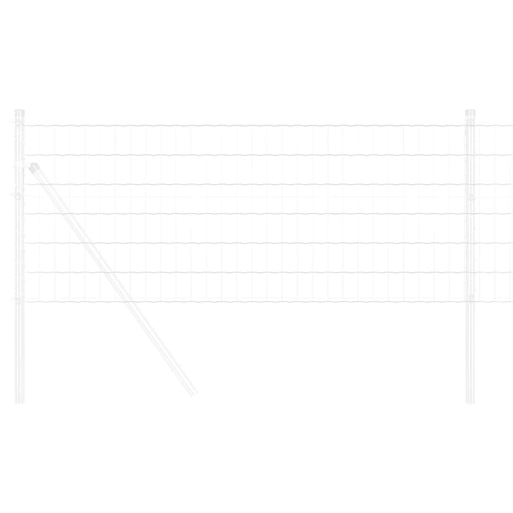 vidaXL Φράκτης Euro 0.6x10 μ Γαλβανισμένος χάλυβας