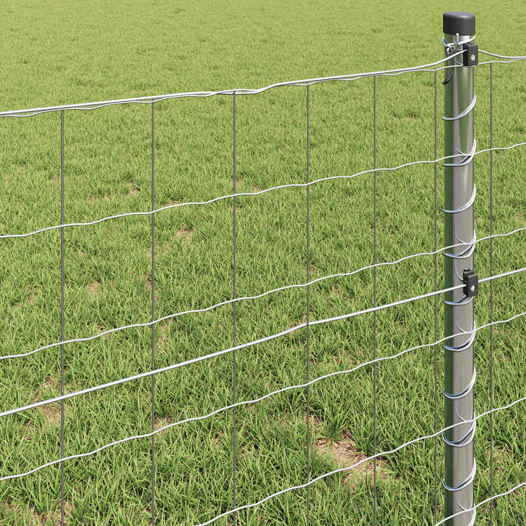 vidaXL Euro Fence 1.5x10 μ Γαλβανισμένο ατσάλι