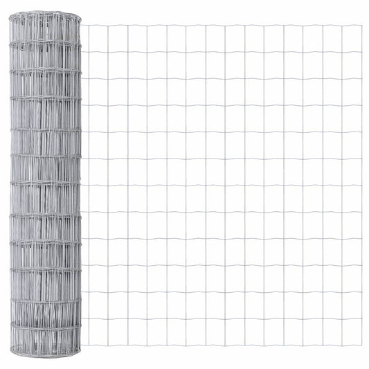 vidaXL Φράκτη Euro 1,2x25 μ Γαλβανισμένο Ατσάλι