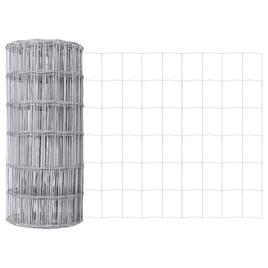 vidaXL Euro Fence 0.4x50 μ Γαλβανισμένο Ατσάλι