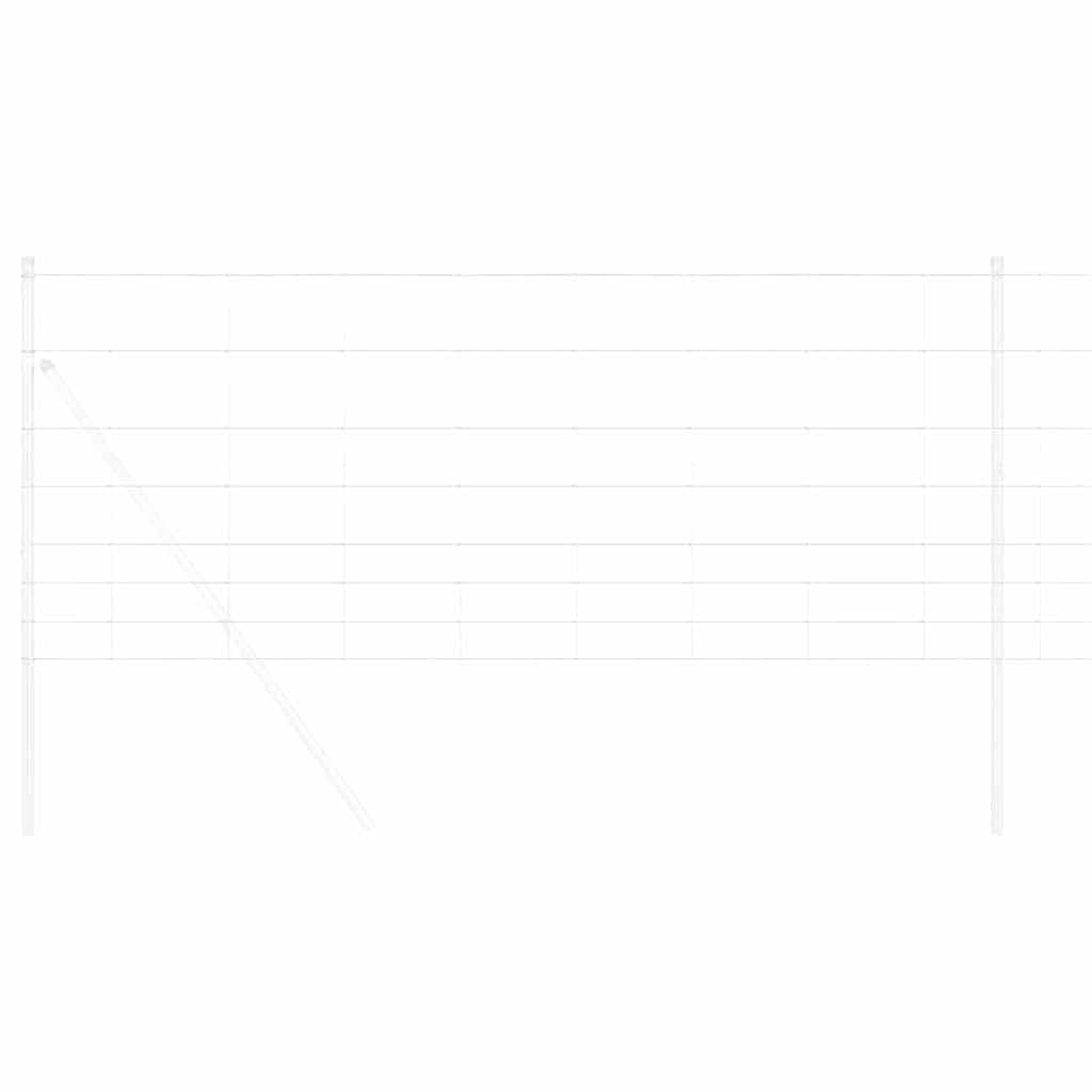 vidaXL Περίφραξη αγρού Ασημί 25 x 1 m Γαλβανισμένος χάλυβας