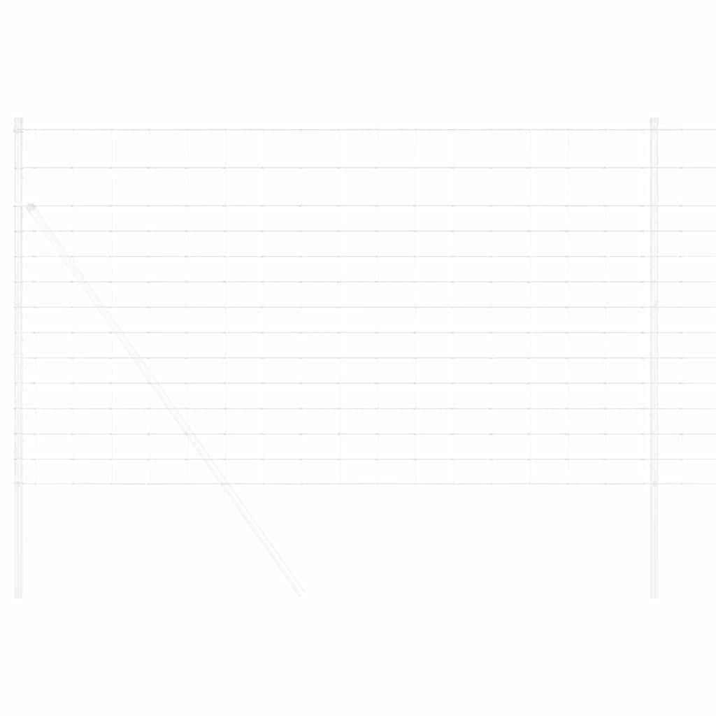 vidaXL Περίφραξη αγρού Ασημί 25 x 1,4 μ Γαλβανισμένος χάλυβας
