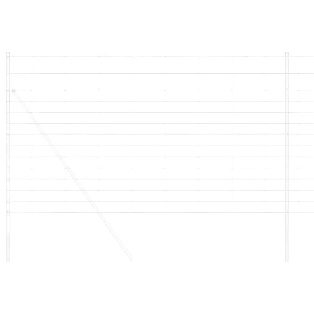 vidaXL Περίφραξη αγρού Ασημί 25 x 1,4 μ Γαλβανισμένος χάλυβας